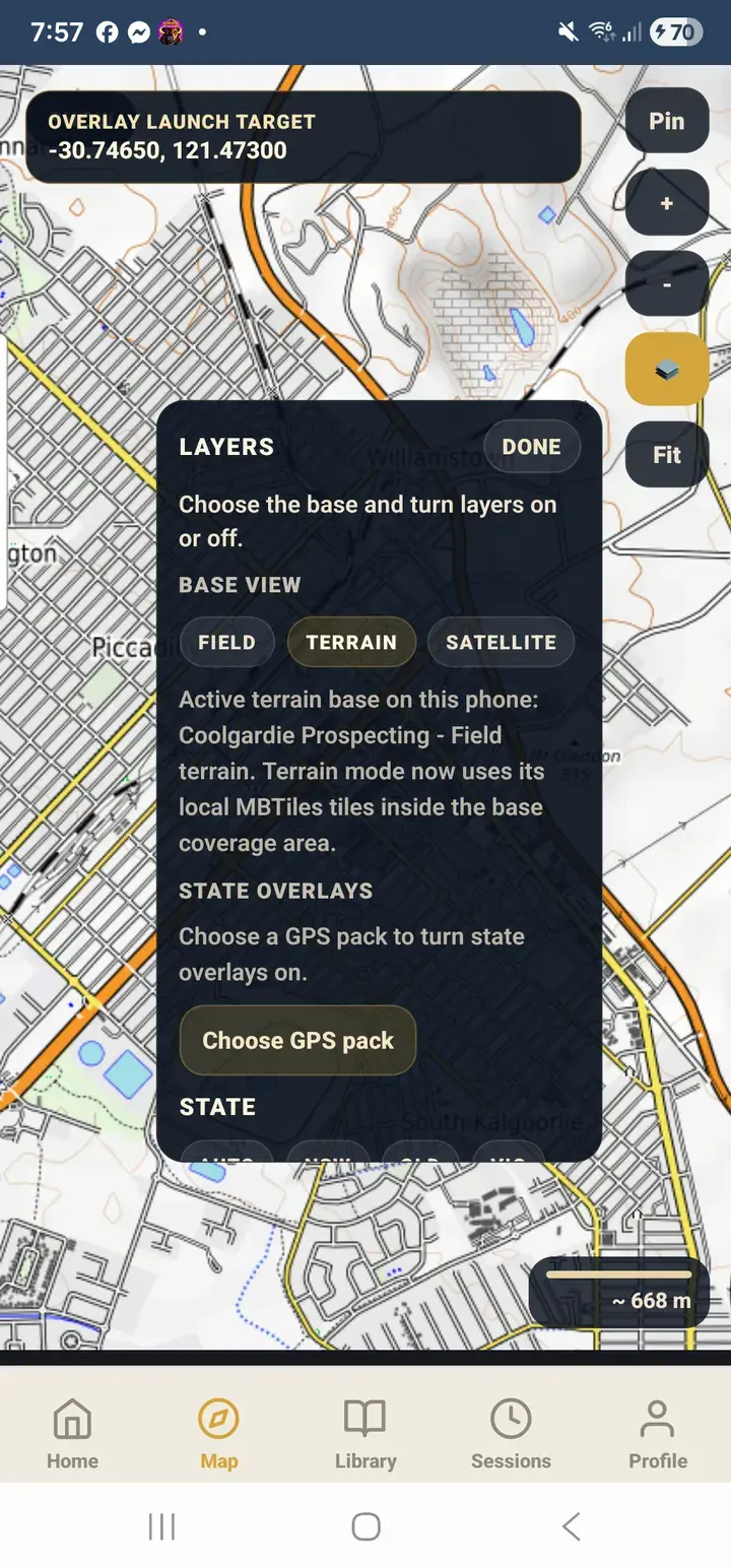 One state stack at a time app screenshot