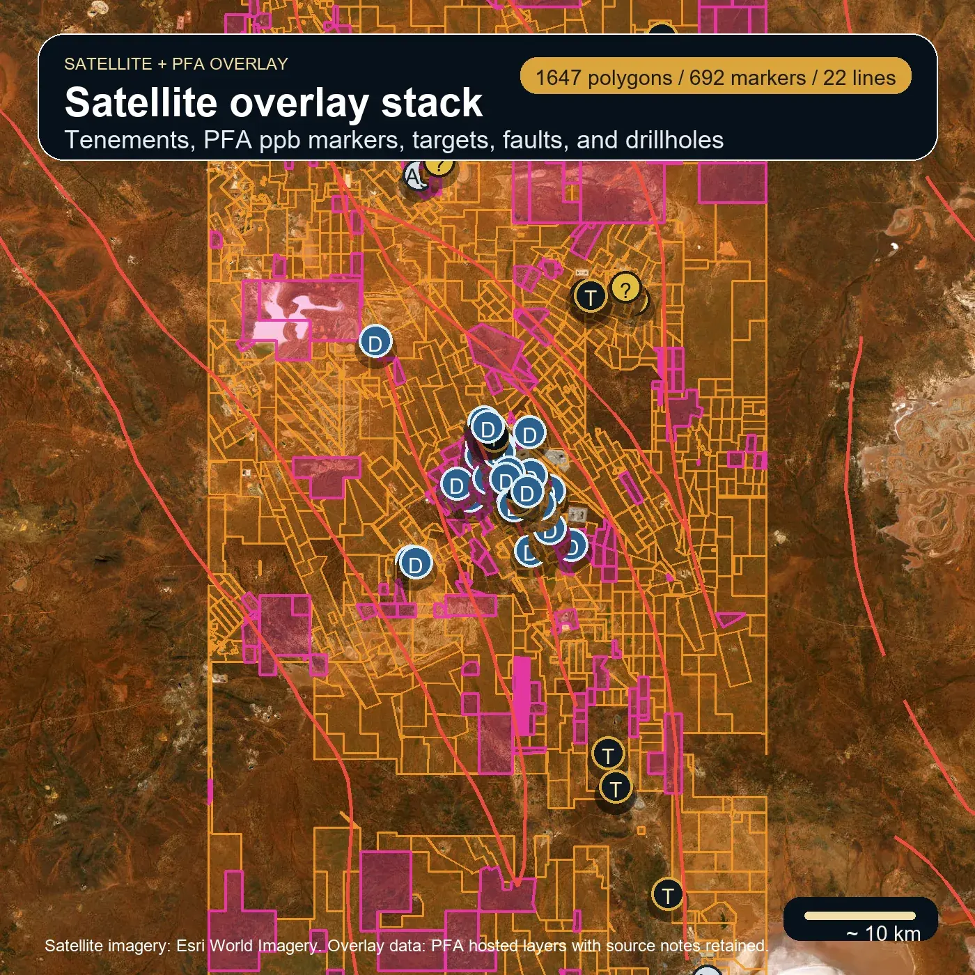 Satellite plus overlays PFA overlay screenshot